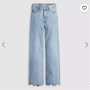 Levi's Ribcage Wide Leg Jeans in Far and Wide Wash